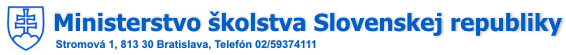 Ministerstvo kolstva Slovenskej republiky